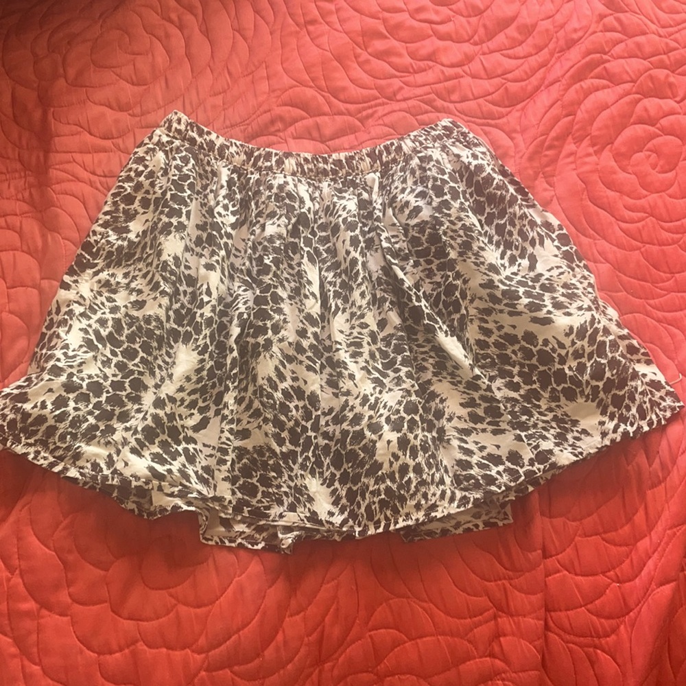 Gap Leopard Print Skirt